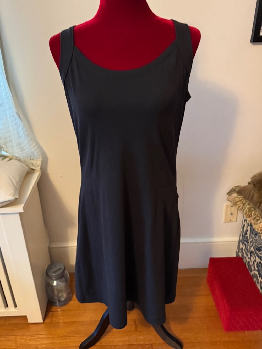 Patagonia Dress Women’s Black Sleeveless Organic Cotton Dress size L